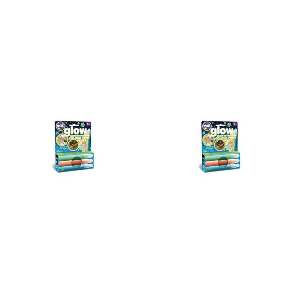 6pc Brainstorm Toys Glow-In-The-Dark Colour Paint Pens Kids/Children 6y+