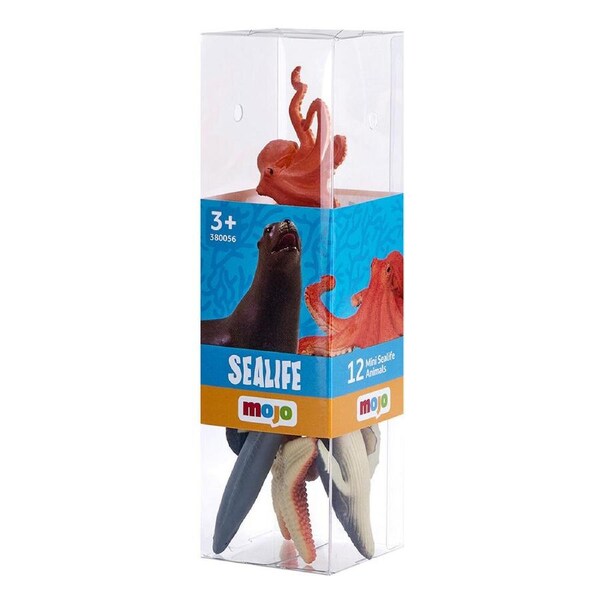 12pc Mojo Sealife Animals Figure Kids/Children Fun Playset Toy 3y+ Assorted