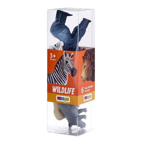 6pc Mojo Wildlife Animal Figure Kids/Children Fun Playset Toy 3y+ Assorted