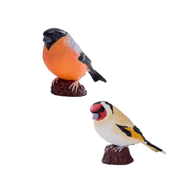 Mojo Bullfinch/European Goldfinch 2025 Figurine Bird Sculpture Combo Set