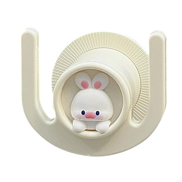 Bathroom Slippers Hook Cute Bunny Punching Free Space Saving Hanging Wall Mounted Slipper Rack