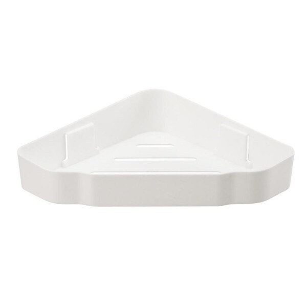 Corner Storage Shelf Plastic Multifunctional Large Capacity Simple Shower Organizer for Bathroom