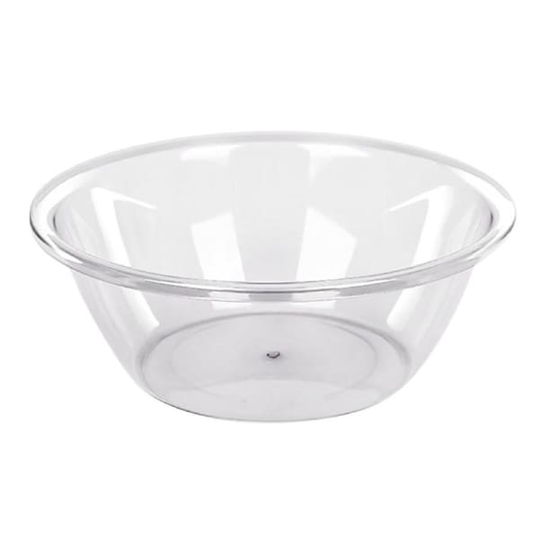 Transparent Wash Basin Thicken PET Durable Multifunction Round Clear Washbasin Dish Tub for Home Kitchen Bathroom Large