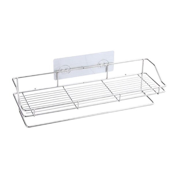 Wall Mounted Metal Bathroom Towel Shelf Waterproof Stainless Steel Multifunction Floating Bathroom Towel Rack Shelves