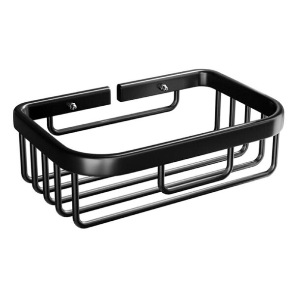 Bathroom Paper Storage Boxes Wall Mounted Punch Free Waterproof Toilet Paper Holder Box for Bathroom Black