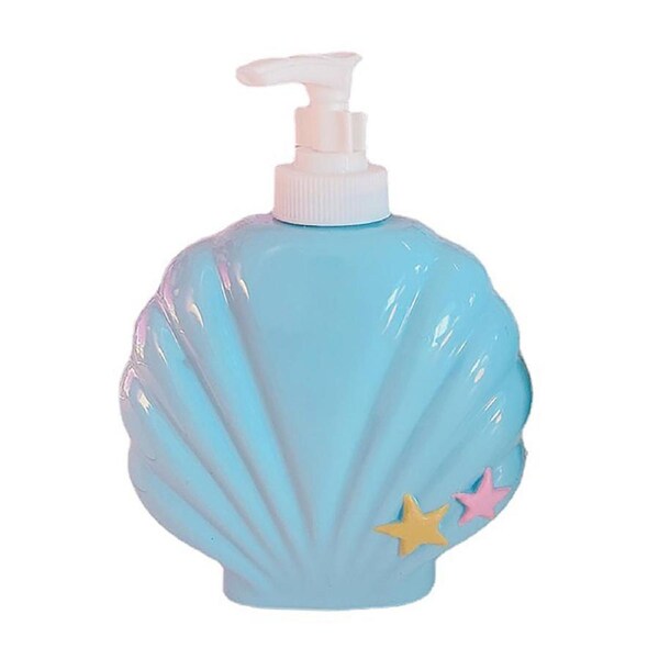 Bath Dispenser Bottle Bathroom Safe Hotel Refillable Body Wash Pump Bottle for Travelling Shell Shape Free Size