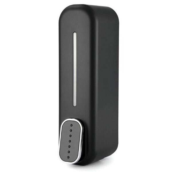 300ml Manual Soap Dispenser Press ABS Wall Mounted Shower Gel Container for Home Hotel Black