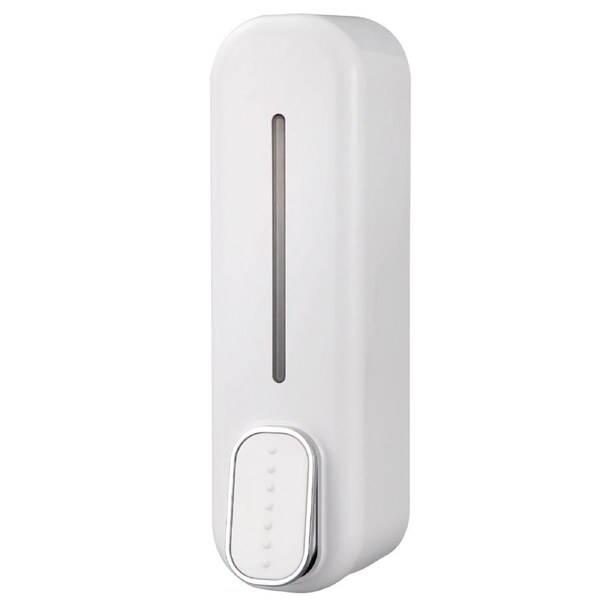 300ml Manual Soap Dispenser Press ABS Wall Mounted Shower Gel Container for Home Hotel White