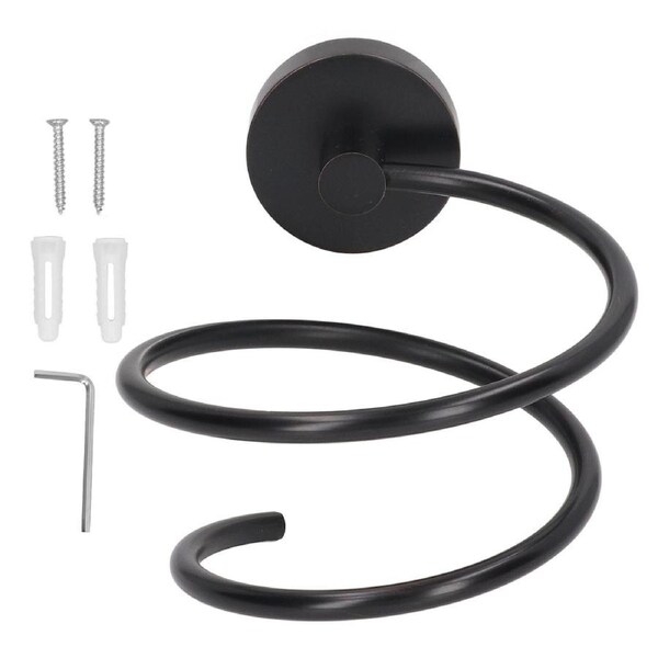 304 Stainless Steel Hair Dryer Rack Keep Tidy Wall Mount Blow Hair Dryer Holder for Bathroom ORB
