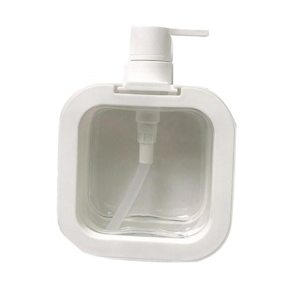 Empty Lotion Pump Bottle Odorless Transparent PET 500ml Recyclable Refillable Lotion Dispenser for Travel Bend