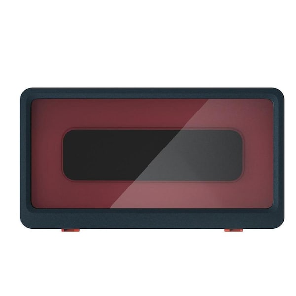 Shower Phone Holder 2 Layers Waterproof Anti Fog Touch Screen Wall Mount Shower Phone Mount for Bathroom Shower Blue