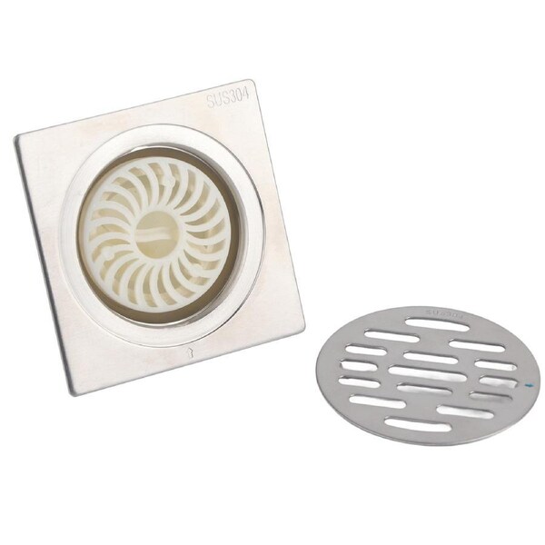 Shower Floor Drain Odourless Prevents Backflow Stainless Steel Shower Drain for Bathroom Toilet Kitchen