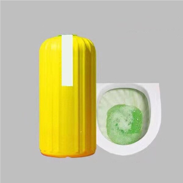 Toilet Tank Bowl Cleaner Bottled Dirt Remover Deodorization Easy Use for Home Hotel BathroomLemon Smell