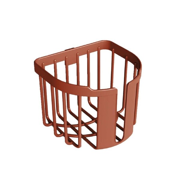 Wall Mount Paper Holder ABS Punch Free Smooth Toilet Tissue Box for Bathroom Kitchen WashroomRed