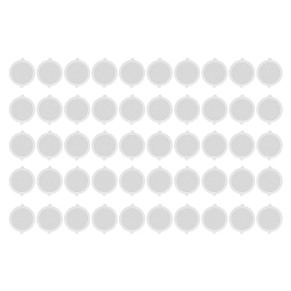 50Pcs Shower Drain Hair Catcher Fiberglass Practical Convenient Dense Mesh Shower Hair Catcher11cm Diameter, 3mm Mesh