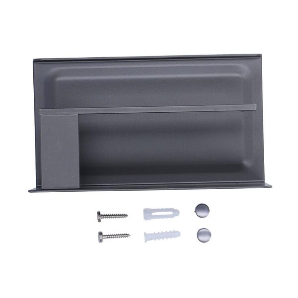 Toilet Paper Holder Aluminium Alloy Anti Rust Bathroom Phone Holder Gray Widen Punch Installation