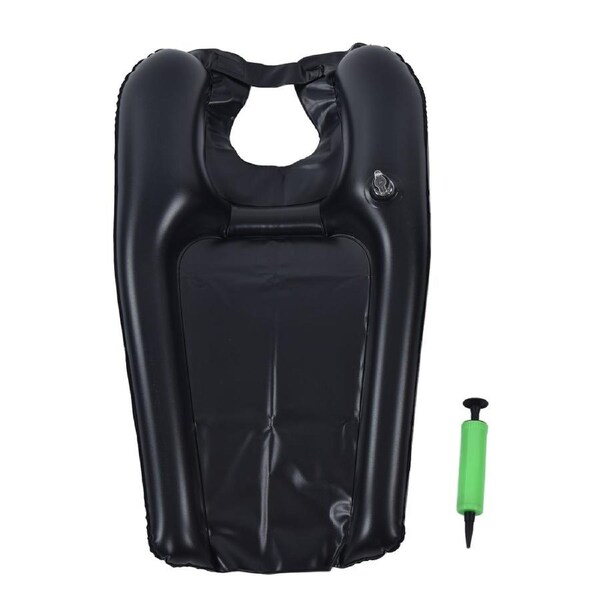 Inflatable Shampoo Bowl Portable Hair Washing Tray with Inflator Pump Lightweight Shampoo Basin