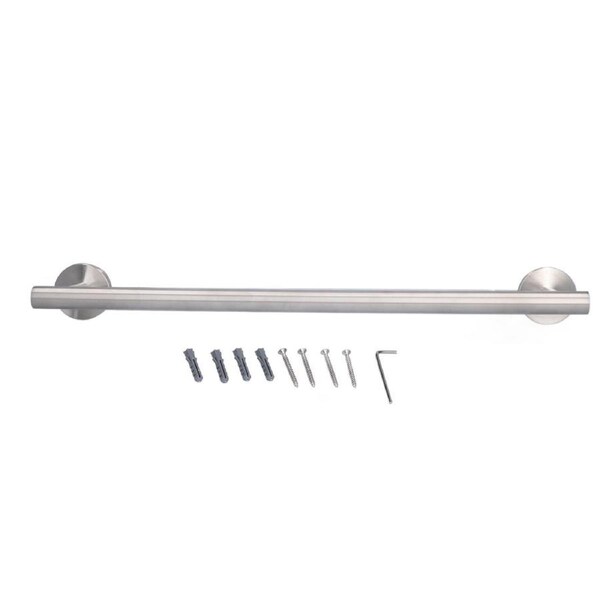 Wall Mounted Towel Bar Multifunctional 304 Stainless Steel Towel Rack for Bathroom Kitchen Laundry 45cm/17.7in