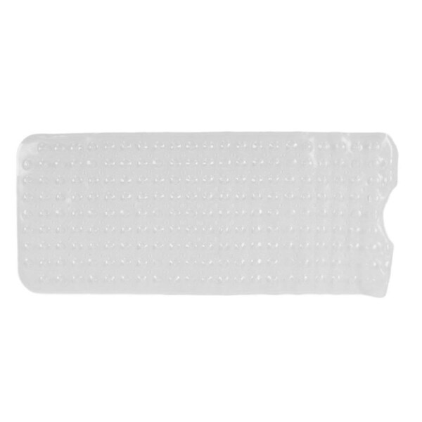 Bath Mat Mat PVC Anti Slip Mat for Bathroom Kitchen Hotel Toilet Shower Room 100x40cmTransparent