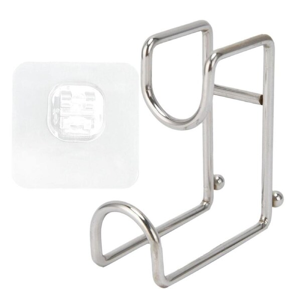 Adhesive Hook NonDrilling Reusable Coat Towel Hook Wall Hanger for Bathroom Kitchen