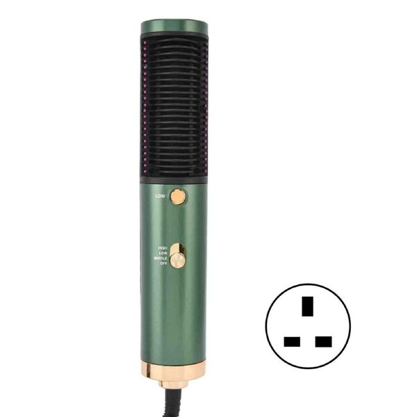 Straightening Brush Fast Heating Salon AntiScalding 3Gear Constant Temperature Ring Electric Hair Brush for Home