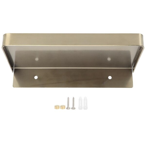 Bathroom Phone Holder Wall Mounted Thick Phone Storage Shelf Toilet Accessory 185x90mmGolden