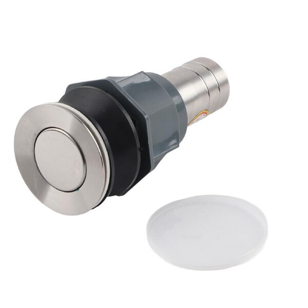 No Glue Stainless Steel Basin Drain Sink Drain Stopper NonOverflow Bathroom Hardware