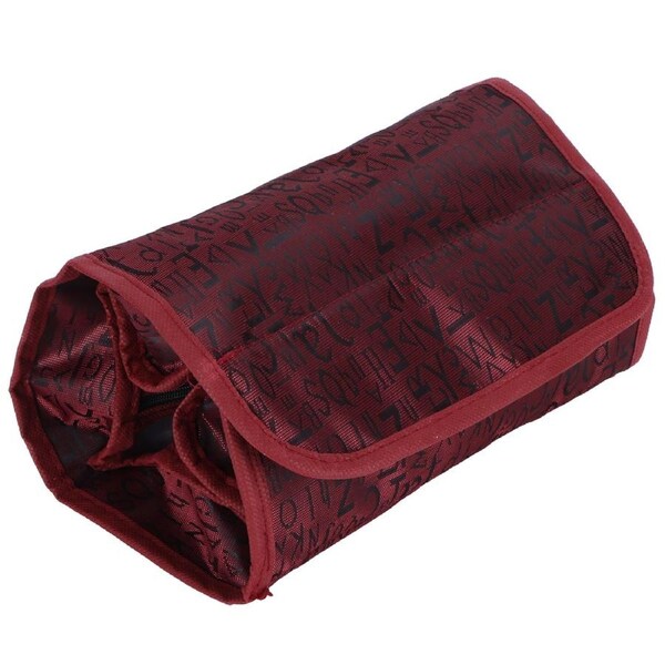 Fashion Travel Cosmetic Bag Multifunctional Makeup Storage Organizer for Storing CosmeticsRed