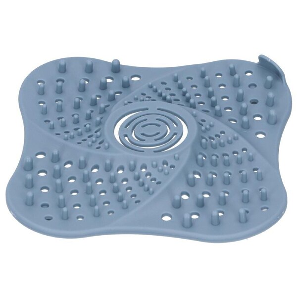 Bathroom Floor Drain Cover Hair Catcher Stopper Anti Blocking Sink Sewer Filter Blue