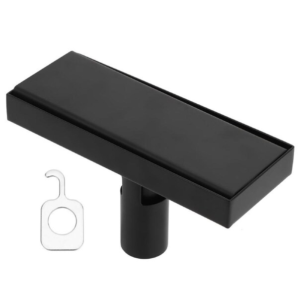 20cm Concealed Floor Drainer 304 Stainless Steel Shower Floor Drain with Tile Insert Removable Cover