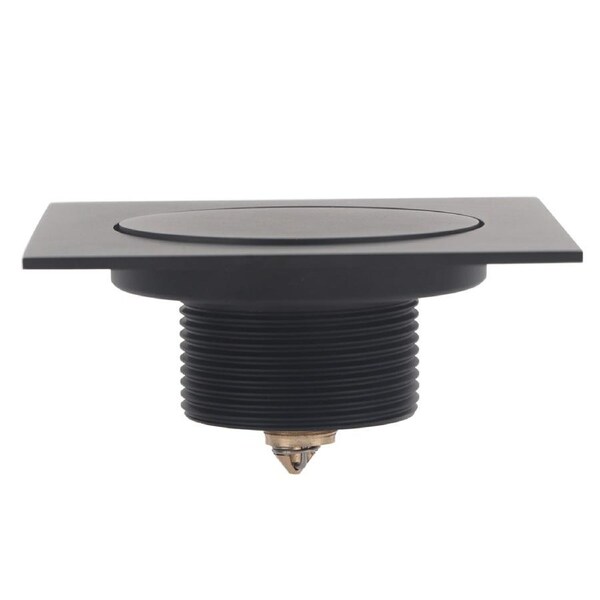Floor Drain Strainer Pop Up Type for Bathroom Shower Toilet Fast Draining Square AntiOverflow OdorResistant(Black )