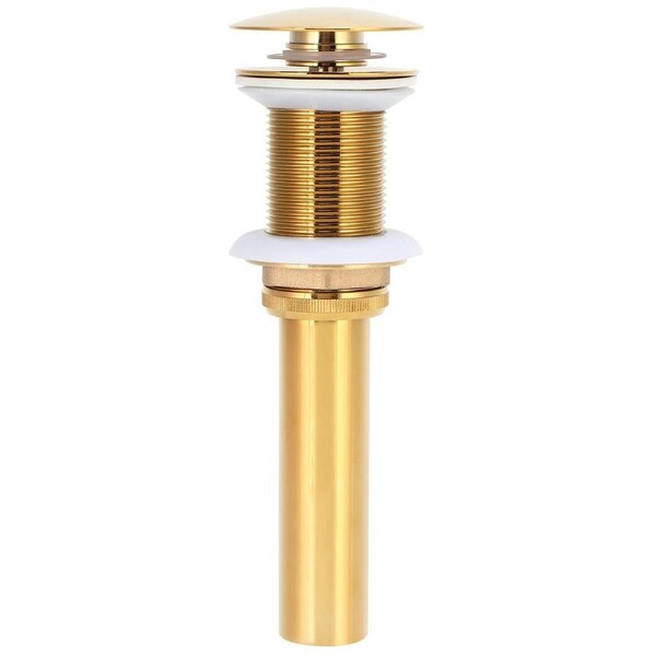 Bathroom Sink Drain Anti Clog Basin Brass Bounce Draining Stopper Bathroom AccessoryWithout Hole