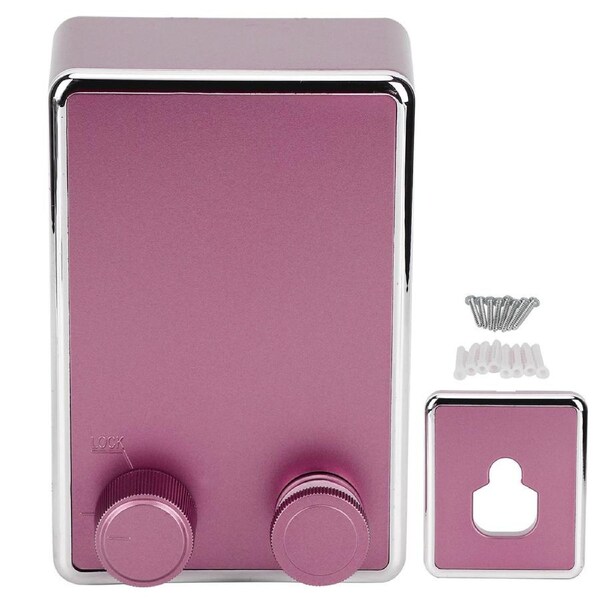 Retractable Clothesline Wall Mounted Stainless Steel Durable Indoor Balcony Drying Rack(Pink )