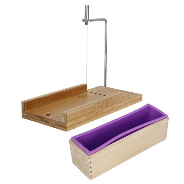 DIY HandMade Soap Candle Bread Making Mold Mould Cutter Set Kitchen Making Supplies(Planche à découper bote sans couvercle )