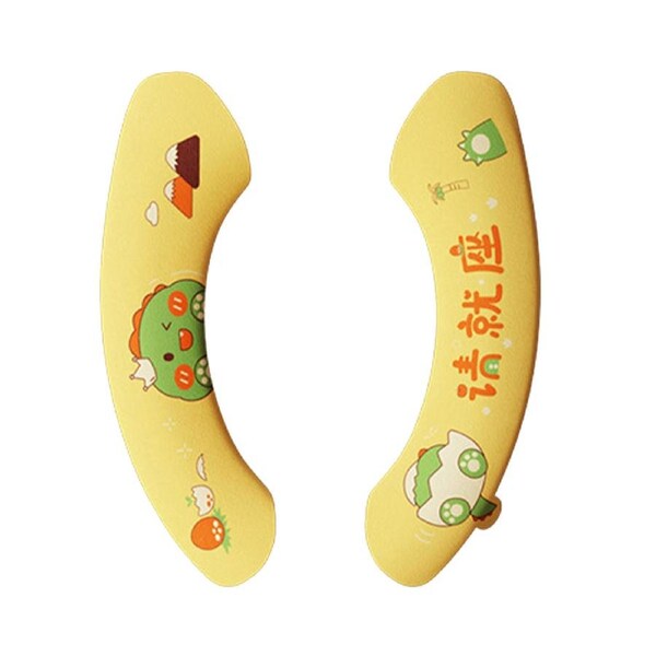 Adhesive Toilet Seat Covers Four Seasons Universal Reusable Waterproof Toilet Seat Cushion for All Toilet Seats