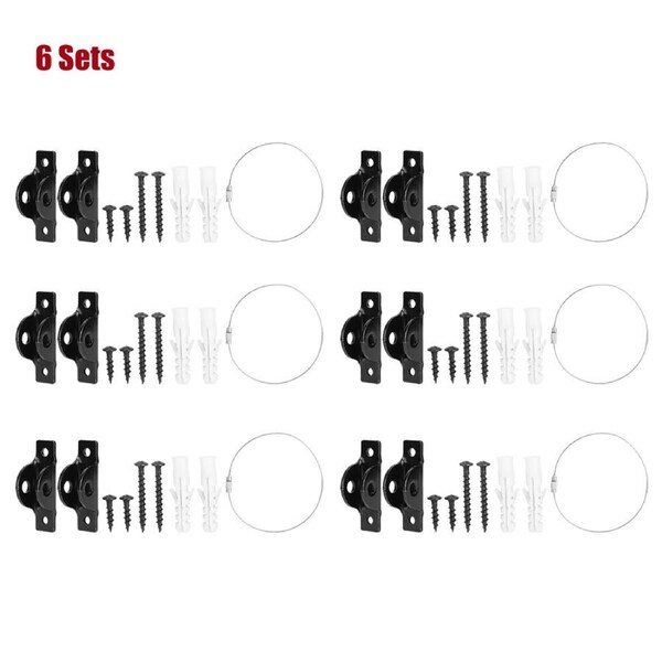 6 Sets Household Furniture Steel Wire Anti Falling Tool Hardware Accessories for Kid Safety