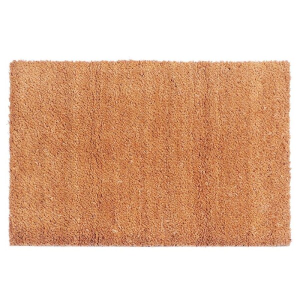 Home Hotel Coconut Fiber Entrance Door Mat Non slip Floor Pad Carpet for Outdoor Balcony(40x60cm )