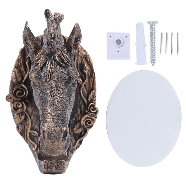 Cute Animal shape Wall Hanging Hook Coat Hat Clothes Rack Hooks Decoration for Bathroom Bedroom(Horse shape )