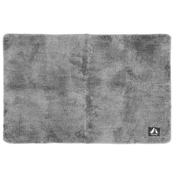 Soft Door Mat Anti Slip Absorbent Floor Rug Bedside Carpet Mat for Home Bathroom Bedroom(Gray 80x120cm)