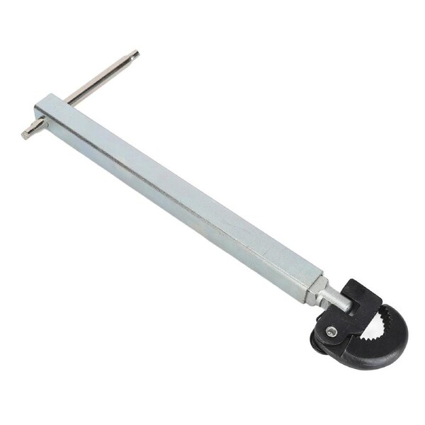 Telescoping Basin Wrench Stainless Steel Multifunctional Jaw Plumber Wrench for Bathroom