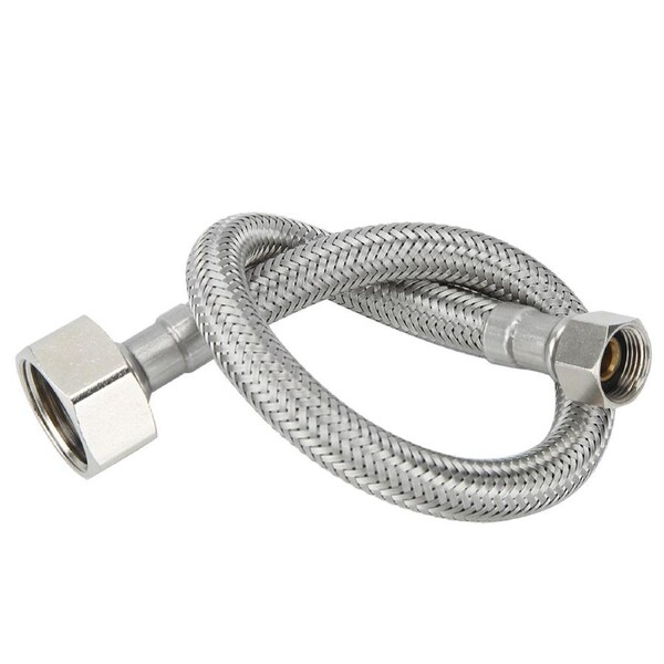 30cm 7/8 Inlet 3/8 Outlet Thread Copper Toilet Braided Water Inlet Hose Bathroom Accessories