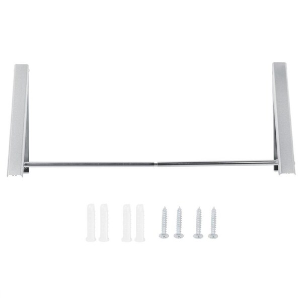 Household Space Aluminum Wall Mounted Clothes Hanger Folding Portable Clothes Drying Rack