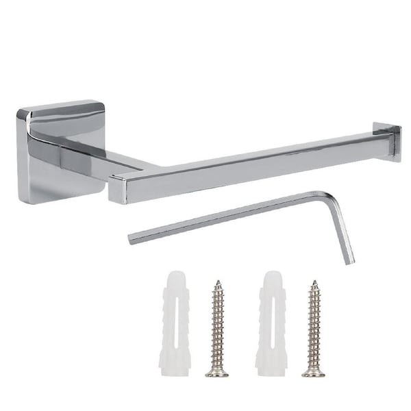 Wall Mounted Rack Toilet Roll Paper Holder Bathroom Tissue Storage Shelf