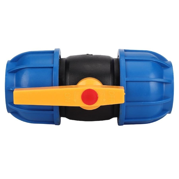 63mm PE Pipe Connector Ball Valve Water Pipe Connector Valve Fittings Accessories