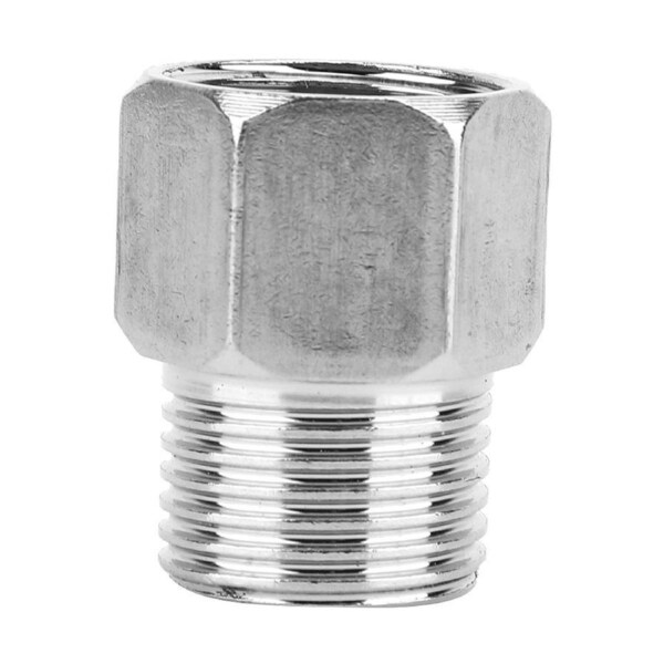 5pcs G1/2” Stainless Steel Pipe Fittings Adapter Connector for Bathroom Kitchen (C)