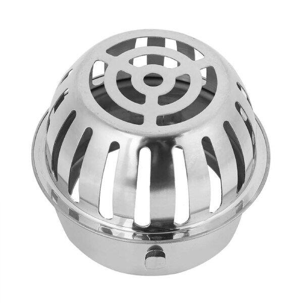 Stainless Steel Round Shape Floor Drain for Home Bathroom Outdoor Yard Balcony Use(110mm/4in)