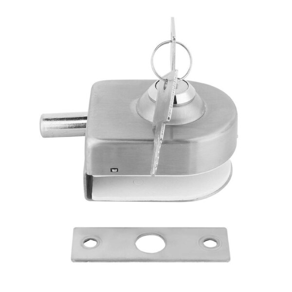 Stainless Steel Glass Door Lock Bolt Latch for Home Bathroom Accessories