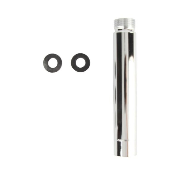 4inch Stainless Steel Shower Extension Round Tube with Chrome Plating for Bathroom Accessory