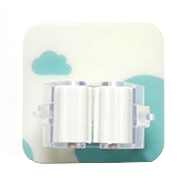 Wall Mount Adhesive Mop Broom Holder Hanger Brush Cleaning Tools Organizer (Single Position)