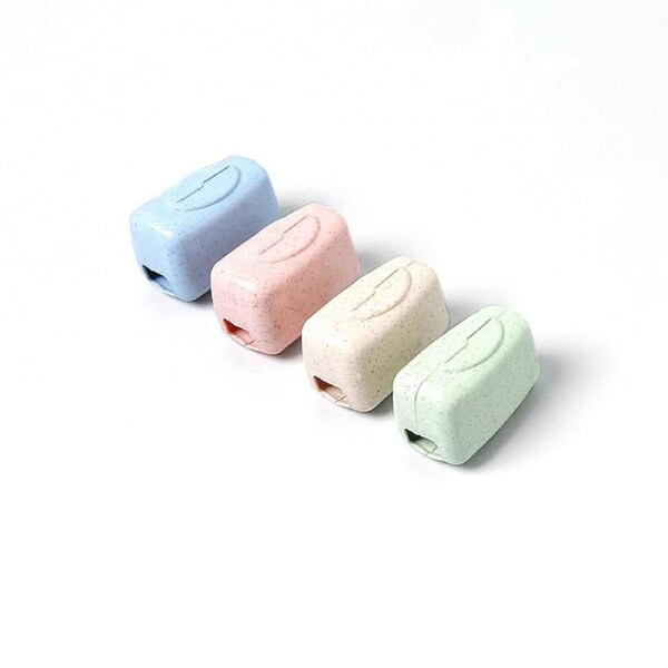Portable Travel Toothbrush Cover Wash Brush Head Holder Protective Cap Case Box(4pcs/set)